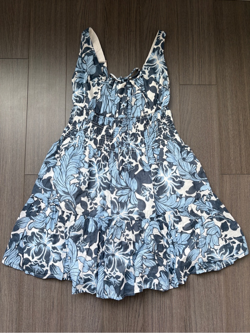 Abercrombie Blue Print Dress (size XXSP)